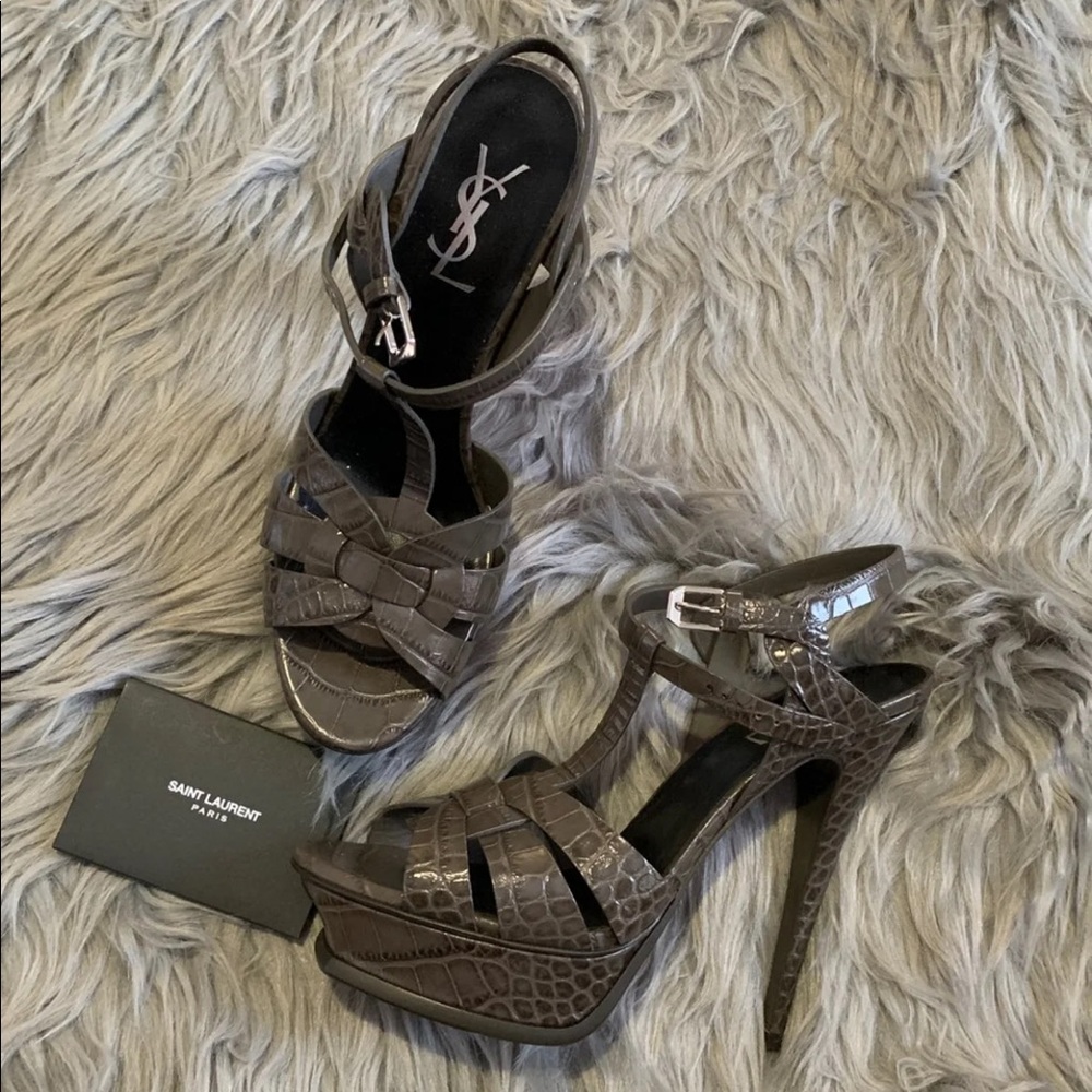 SAINT LAURENT Calfskin Fake Cocco Tribute 105